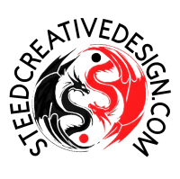 Steed creative design logo