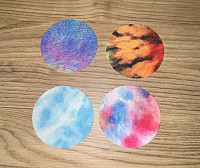 Tie Dye over patch