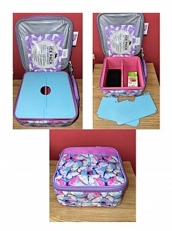 Pink lunchbox diabetic supply